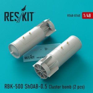 RESKIT RS48-0140 RBK-500 ShOAB-0.5 Cluster bomb (2 pcs) 1/48
