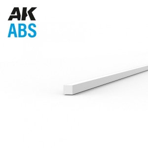 AK Interactive AK6707 STRIPS 0.50 X 0.50 X 350MM – ABS STRIP – 10 UNITS PER BAG