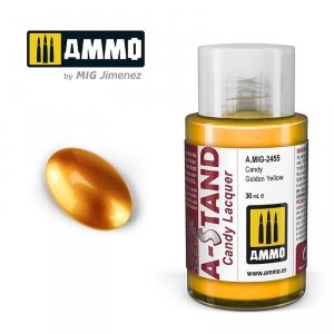 Ammo of Mig 2455 A-STAND Candy Golden Yellow 30ml