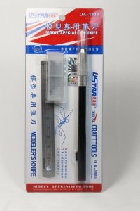 U-Star UA-91900 U-Star Pen Knife Kit 16in1 (nożyk, zapasowe ostrza, linijka)