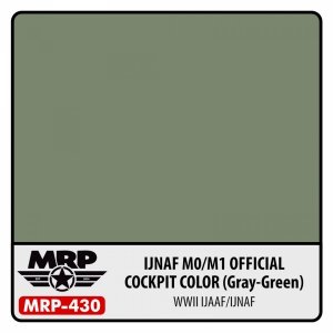 MR. Paint MRP-430 IJNAF M0/M1 Official Cockpit Color (Gray Green) 30ml