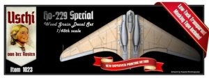 Uschi van der Rosten 1023 Ho-229 Special Wood Grain Decal Set 1/48