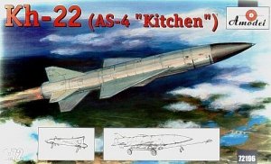 A-Model 72196 Raduga X-22 ( Kh-22) AS-4 'Kitchen' Soviet Large Long-Range Anti-Ship Missile 1:72