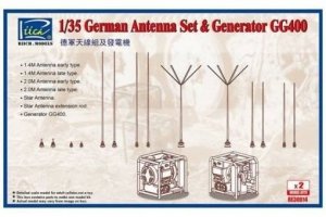 Riich Models RE30014 German Antenna Set GG400 Generator 1:35