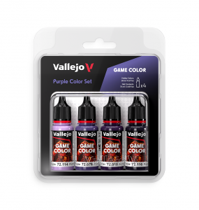 Vallejo 72382 Game Color Purple Color Set 4x18ml