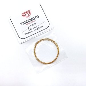 Yamamoto Model Parts YMPTUN87 Gold wire 0,3mm Length 1m 1/24