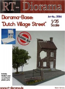 RT-Diorama 35164 Diorama-Base: Dutch Village Street 1/35