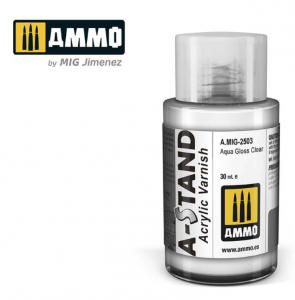 Ammo of Mig 2503 A-STAND Aqua Gloss Clear 30ml