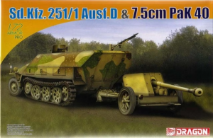 Dragon 7369 Sd.Kfz.251/1 Ausf.D & 7.5cm PaK 40 1/72