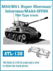 Friulmodel 1:35 ATL-138 M/50 M/51 Super Sherman / Isherman / M4A3 -HVSS