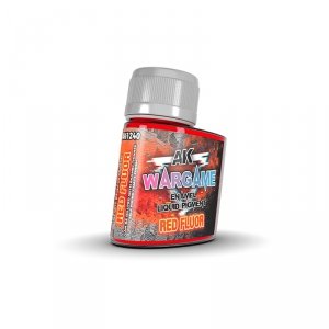 AK Interactive AK1240 RED FLUOR – ENAMEL LIQUID PIGMENT 35ml