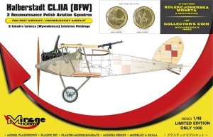 Mirage Hobby 480003 Halberstadt CL.IIA [BFW] '2 Eskadra Lotnicza Lotnictwa POLSKIEGO' (z NUMIZMATEM) (1:48)