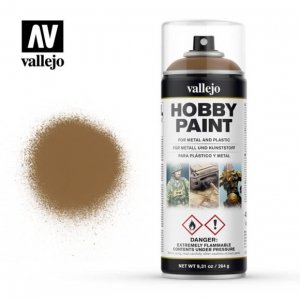 Vallejo 28014 AFV Fantasy Leather Brown spray 400 ml.