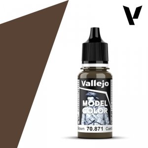 Vallejo 70871 Leather Brown 18 ml