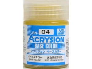 Gunze Sangyo BN04 Acrysion Base Color - Yellow 18ml