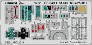 Eduard SS649 MiG-25RBT 1/72 ICM