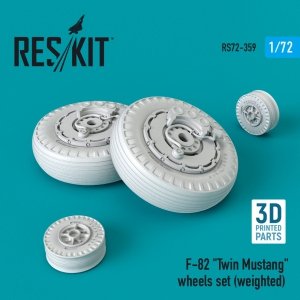 RESKIT RS72-0359 F-82 Twin Mustang (weighted) wheels set (1/72)