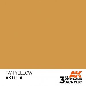 AK Interactive AK11116 TAN YELLOW – STANDARD 17ml