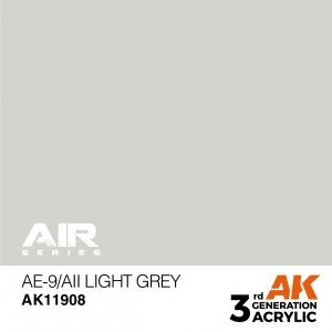 AK Interactive AK11908 AE-9/AII LIGHT GREY – AIR 17ml