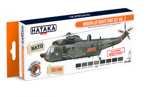 Hataka HTK-CS55 ORANGE LINE – Modern Luftwaffe paint set vol. 2 8x17ml