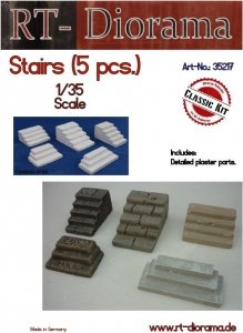 RT-Diorama 35217 Stairs (5 pcs) 1/35