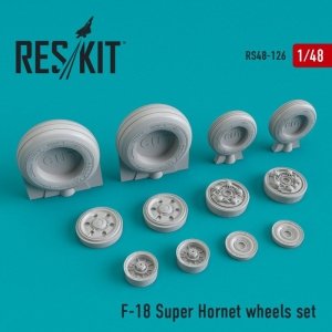 RESKIT RS48-0126 F-18E/F Super Hornet wheels set 1/48