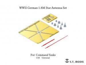 E.T. Model P35-271 WWII German 1.8M Star Antenna Set 1/35