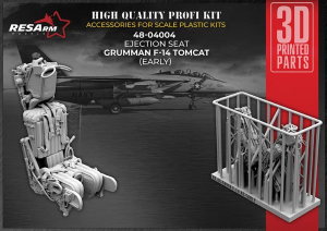 RESArm 48-04004 F-14 Tomcat (early) AB Ejection seat (3D resin printing) 1/48