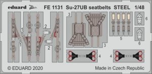 Eduard FE1131 Su-27UB seatbelts STEEL KITTY HAWK 1/48