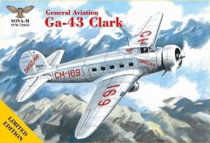 Sova 72033 General Aviation Ga-43 Clark  1/72