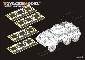 Voyager Model PEA336 WWII U.S.M8/M20 armored car tyre chains (For TAMIYA 35228 35234/ITALERI 6364) 1/35