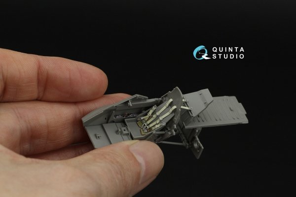 Quinta Studio QD48658 Hs 129B-3 3D-Printed &amp; coloured Interior on decal paper (Takom) 1/48