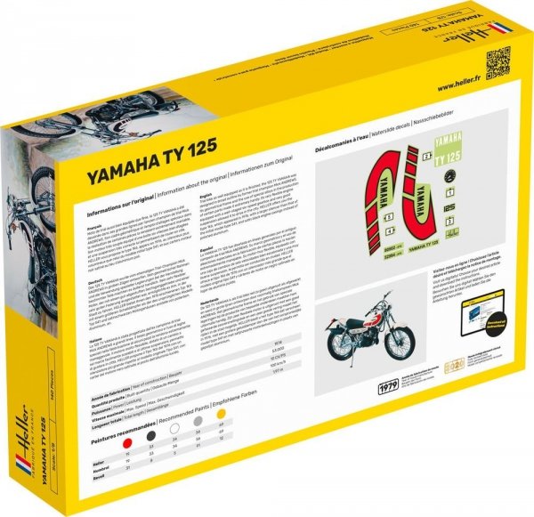 Heller 80902 Yamaha TY 125 1/8