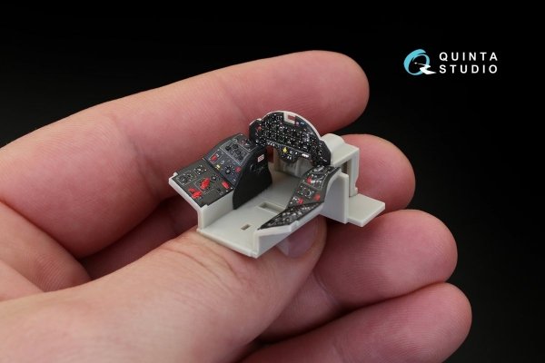 Quinta Studio QD48099 A-1H 3D-Printed &amp; coloured Interior on decal paper (for Tamiya kit) 1/48