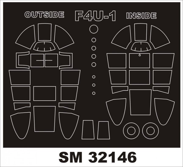 Montex SM32146 F4U-1 CORSAIR TAMIYA