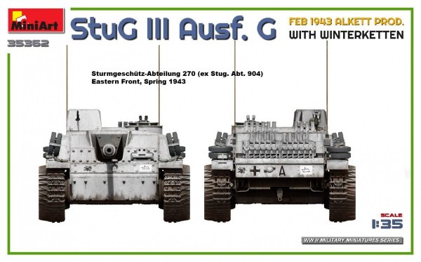 Mini Art 35362 StuG III Ausf. G FEB 1943 ALKETT PROD. WITH WINTERKETTEN 1/35