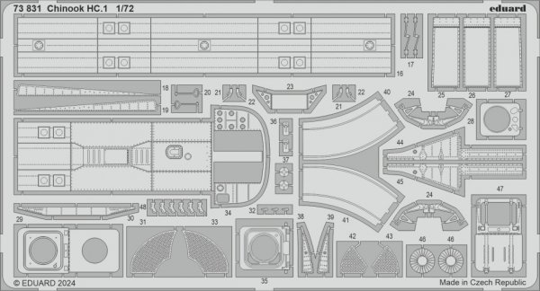 Eduard BIG72185 Chinook HC.1 detail set Airfix 1/72