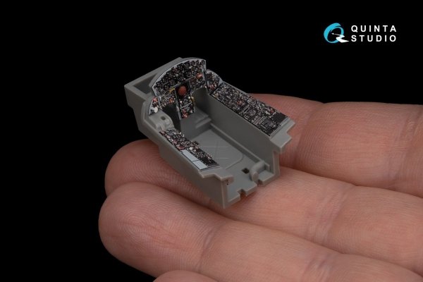 Quinta Studio QD48199 F-104G 3D-Printed &amp; coloured Interior on decal paper (Kinetic) 1/48