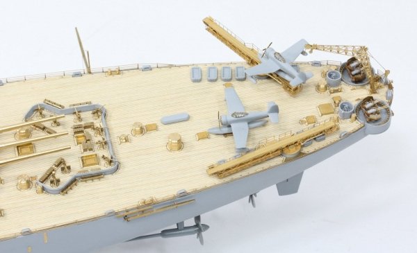 Pontos 37026FN USS BB-63 Missouri 1945 Advanced Detail Up Set (Teak tone stained wooden deck) (1:350)
