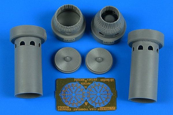 Aires 7374 F-14A Tomcat exhaust nozzles - varided position 1/72 ACADEMY