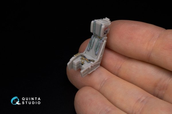 Quinta Studio QD+48347 FA-18D late 3D-Printed coloured Interior on decal paper (Hasegawa) (with 3D-printed resin parts) 1/48
