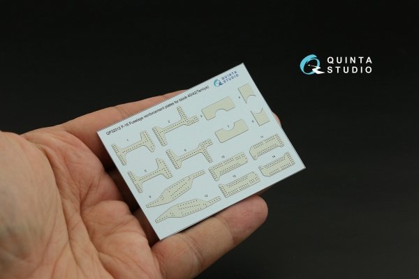 Quinta Studio QP32012 F-16 block 40/42 reinforcement plates (Tamiya) 1/32