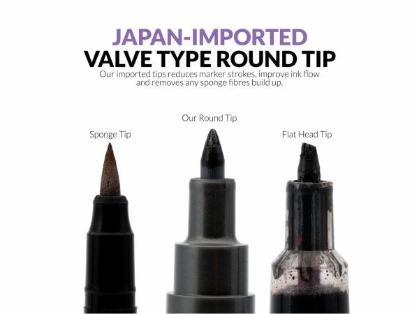 Gaahleri GM-MS03 Metallic Series Markers Dark Steel