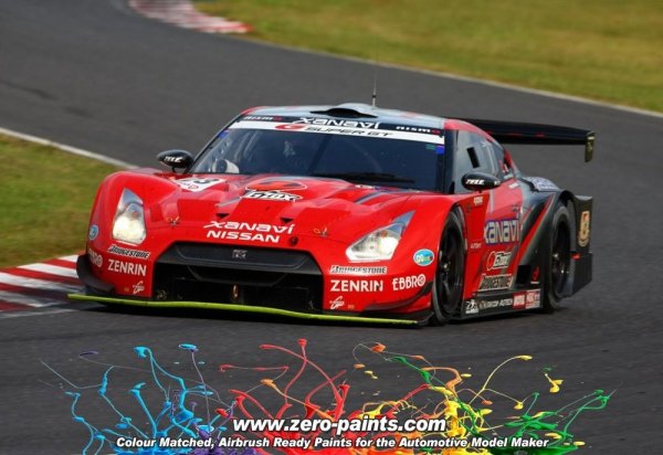 Zero Paints ZP-1115 Xanavi/Motul Nismo GT-R (R35) Red/Met Black Paint Set 2x30ml