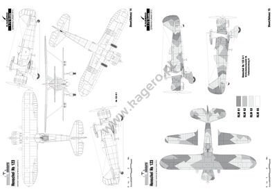 Kagero 3048 Henschel Hs 123 EN