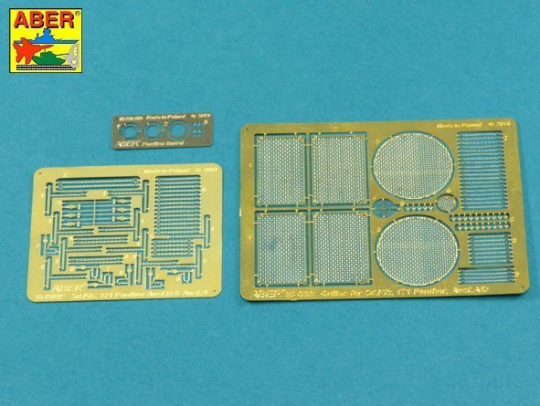 Aber 35K02T Pz.Kpfw. V Ausf.D and A (Sd.Kfz.171) Panther for Takom 1/35