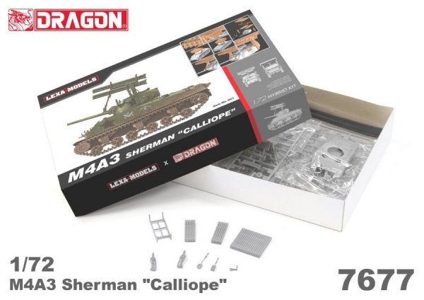 Dragon 7677 M4A3 Sherman &quot;Calliope&quot; (Lexa Models x Dragon Models) Hybrid Kit 1/72