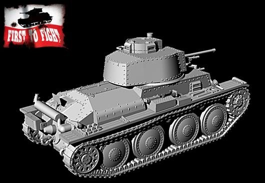 First To Fight PL109 Niemiecki czołg lekki Pz.Kpfw 38 Ausf. D 1/72