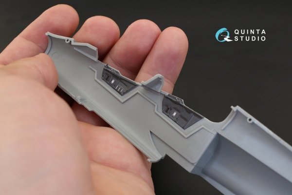 Quinta Studio QD48116 Mirage 2000D 3D-Printed &amp; coloured Interior on decal paper (for Kinetic kit) 1/48