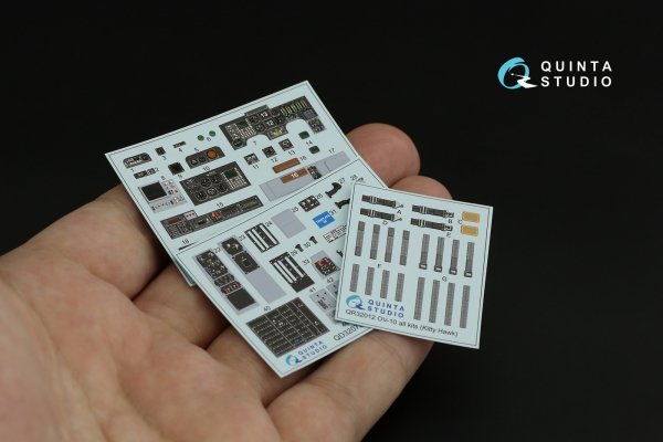 Quinta Studio QD32079 OV-10D 3D-Printed &amp; coloured Interior on decal paper (KittyHawk) 1/32